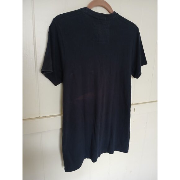 Vintage Abercrombie & Fitch Athletic Dept Mens T-Shirt Large Muscle Navy Blue* - Picture 6 of 14